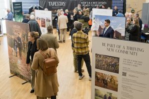 Tapestry at Blackfriars public event underway in Battle
